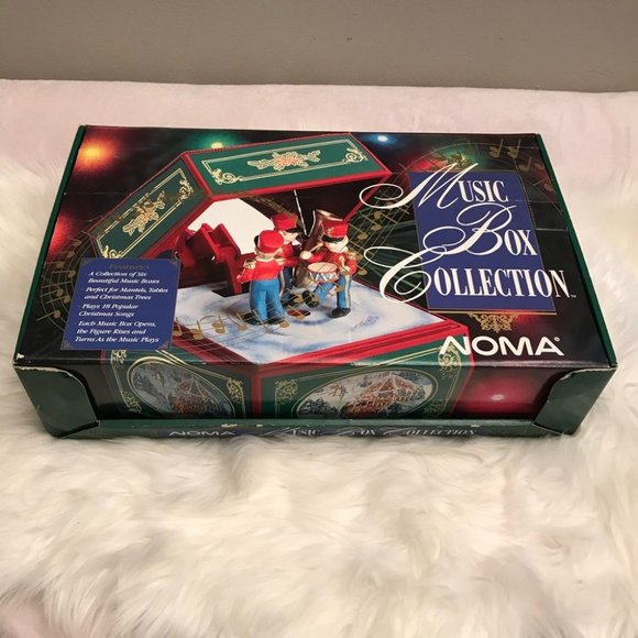 Vintage Noma Music box Christmas Collection plays 18 songs animated. - Picture 4 of 16